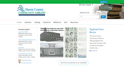 Desktop Screenshot of huroncolib.org